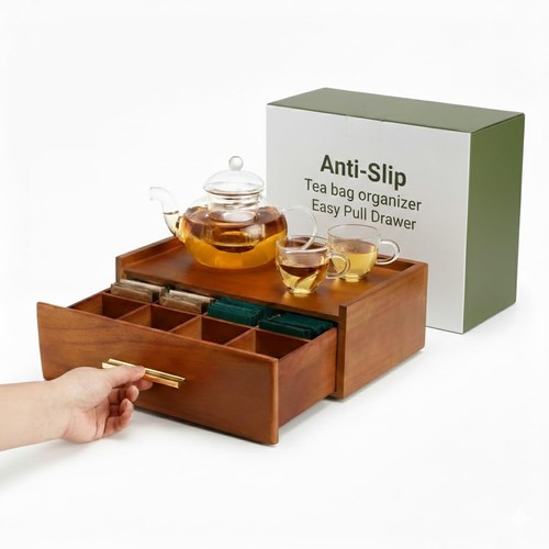 Tea bag organizer counter - bag,
