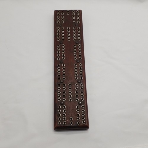 Antique wooden cribbage - wooden,