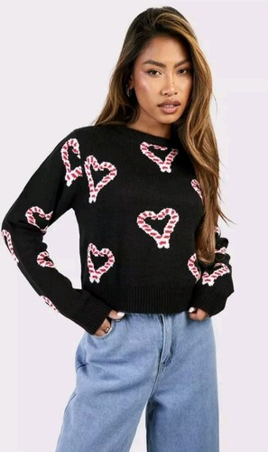 Boohoo black christmas - black, candy