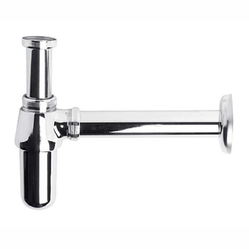 Chrome bottle trap waste - chrome,