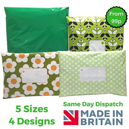 Green mailing bags postage - bags,