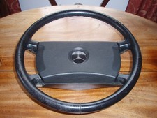 ORIGINAL LEATHER STEERING WHEEL FOR MERCEDES W124 SERIES 400MM OUTER DIAMETER