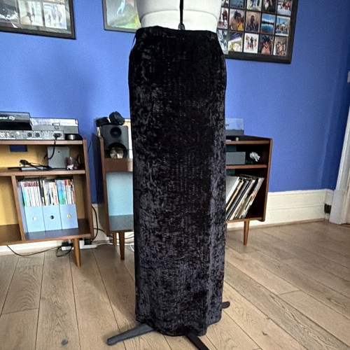 Topshop black velvet maxi - topshop,