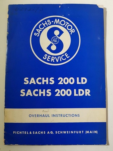 Sachs 200ld ldr motorcycle - 200ld,