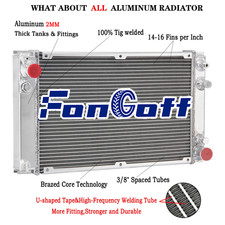 3 Row Aluminium Radiator For PORSCHE 944 2.5L TURBO S2 3.0L 1985-1991 AT/MT 1986
