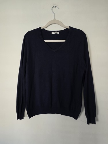 Woolovers men size navy blue - men, l