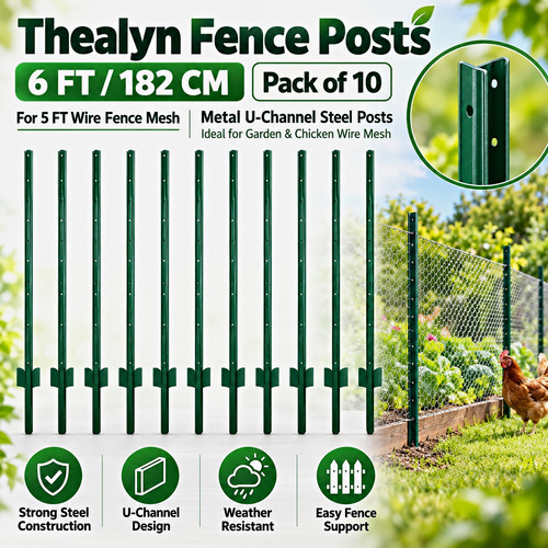 Thealyn fence posts 6ft 182cm - thealyn,