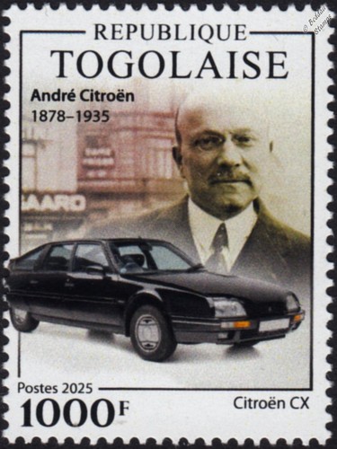 Andre citroen car mnh stamp - andre, cx