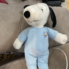 Vintage Snoopy In Blue Babygro