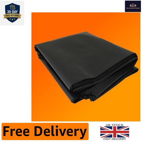 Thick black polythene - thick, sheeting