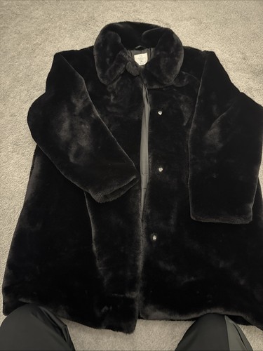 Primark black faux - black, xl