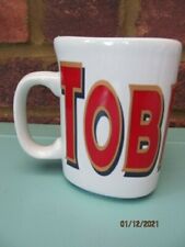 Vintage Toblerone Chocolate Triangle Shape Mug Made In England Retro