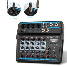 6 Channel Mixer Studio Audio