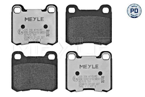 Rear disc brake pad - disc,