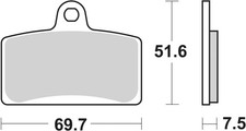 SBS Brake Pads Front For
