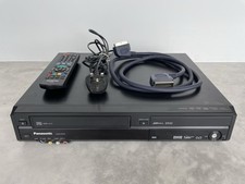 Panasonic DMR-EZ49V Black DVD & VHS Recorder Combo Freeview - With remote, SCART