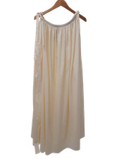 MIISTA Ladies UK Size Medium Cream Bow Tie Maxi Skirt JORJA SMITH Pre - Loved