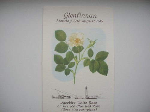 Glenfinnan postcard jacobite - glenfinnan,