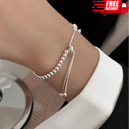 Genuine sterling silver beaded - sterling,