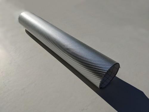 Textured silver self adhesive - textured,