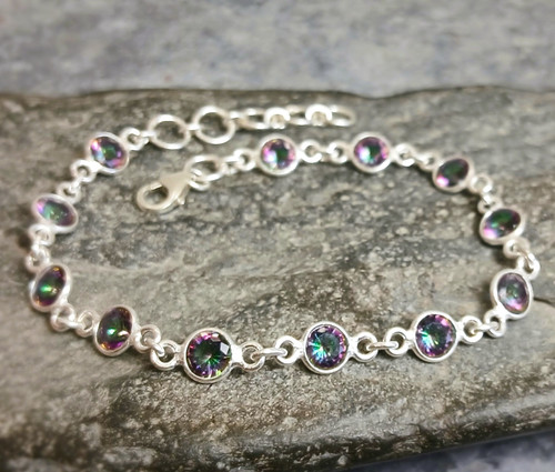 925 silver mystic topaz - 925,