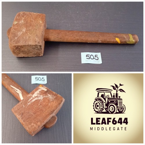 Vintage wooden mallet ref - wooden,
