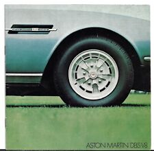 Aston Martin DBS V8 1969-1971 UK Market Sales Brochure FAIR