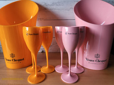 Veuve orange plastic - orange, champagne