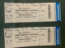 WRESTLEMANIA 40 TICKET STUB