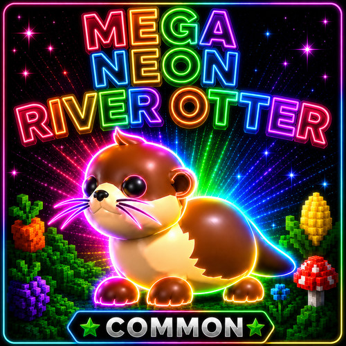 Mega neon river otter - mega,