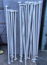 16 HEAVY DUTY ROUNDED WINDOW SECURITY BARS 114cm. PLUS 6 X 103cm  BARS   
