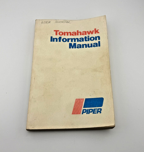 Piper tomahawk pilots handbook - tomahawk,