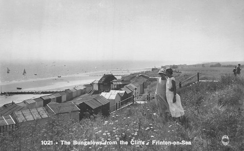 Postcard frinton sea the - postcard, on