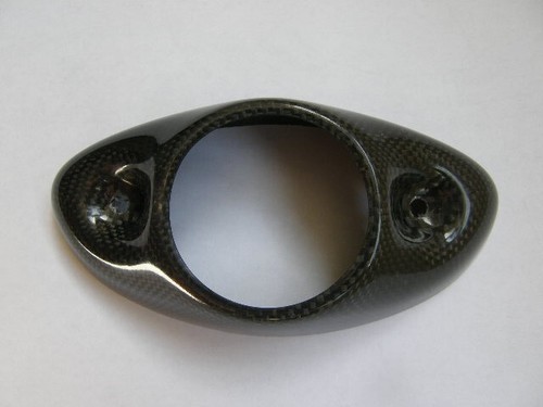 Carbon fibre exhaust finisher - carbon,