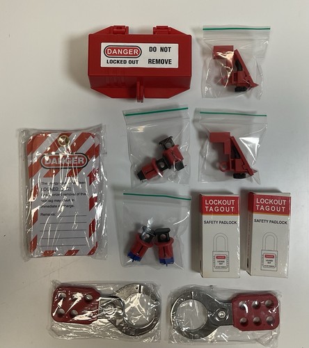 Electrical lockout tagout kit - lockout,