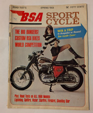 Road Test's BSA Sport Cycle Sping 1968 Magazine