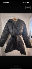 Leather puffer black - puffer,