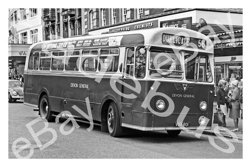 Bus photograph devon general - bus,