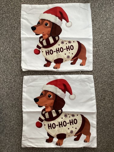 Dachshund dog christmas - x,