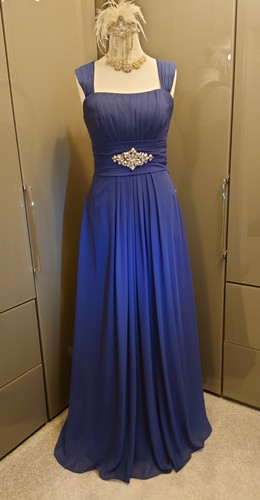 Ebony rose navy blue diamante - rose,
