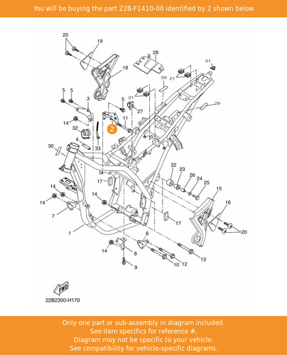 Yamaha engine bracket comp - bracket,