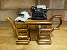 Paul Cardew Designs Vintage Mini Teapot Crime Writer Desk