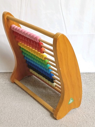 Vintage elc abacus wooden - elc,