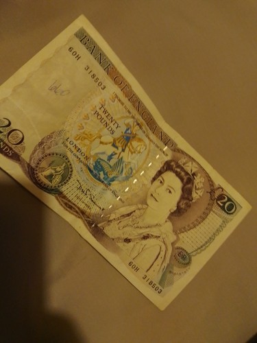 Twenty pound note - pound,