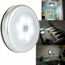 LED PIR Motion Sensor Under Cupboard/Wardrobe Magnetic/Stick-On Light