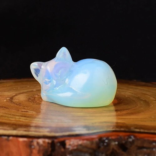 Natural opal quartz crystal - natural,