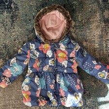 M&S Toddler Girls Winter Coat 1-1.5 Years 90cm
