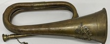Antique Vintage Brass Bugle