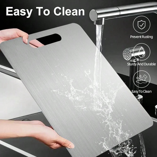 Titanium cutting board double - titanium,