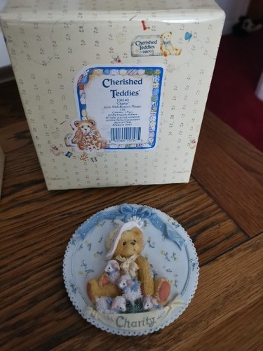 Cherished teddy plaques faith - cherished,
